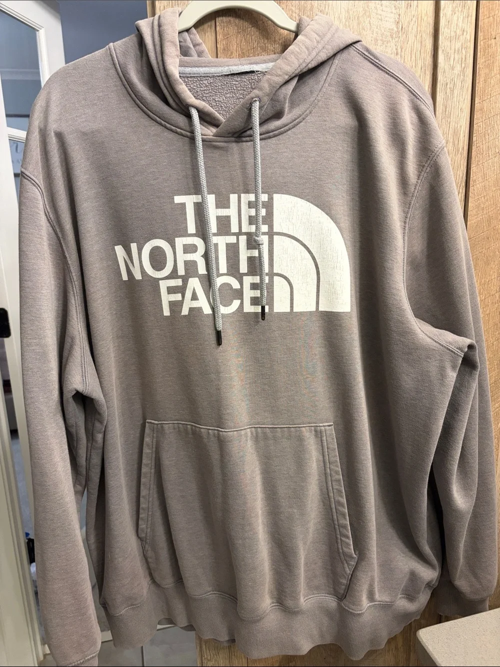 The North Face 3X Men's Half Dome Hoodie Gray White Logo unisex